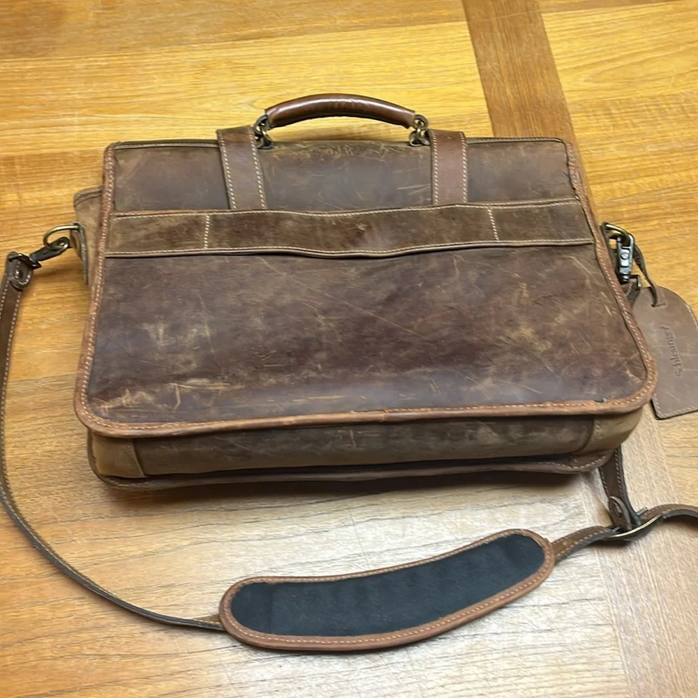 Schlesinger Vintage Leather Briefcase